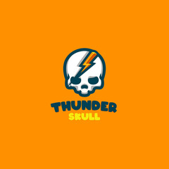 Thunder Skull Cartoon logo for Your company