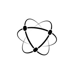 Atom icon symbol