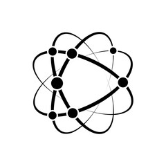Atom icon symbol