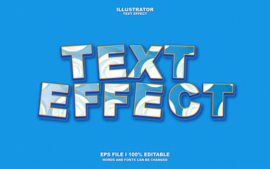 illustrator text effect editable
