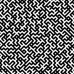 Minimalistic vector background. Trendy seamless Black And White shapes pattern