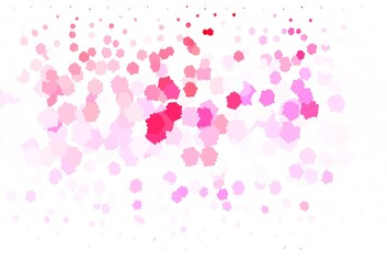 Light Purple, Pink vector backdrop with memphis shapes.
