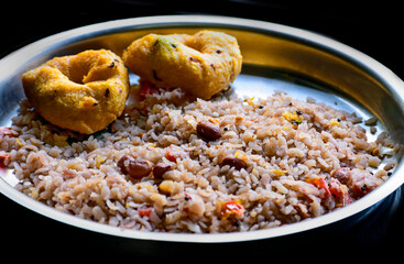 Medu vada, Upma, snacks, food, yummy, tasty, vegetarian, food on plate, healthy snacks, 