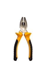 Pliers, locksmith tool isolated on white background