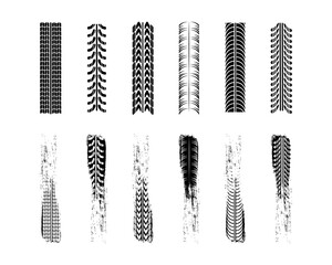 Traces car tire