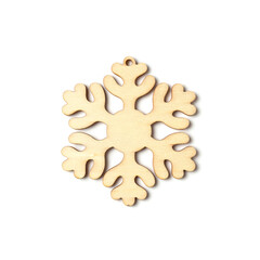 Snowflake made of wood