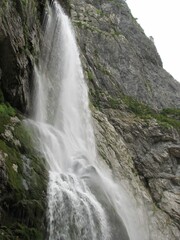 waterfall in the mountains