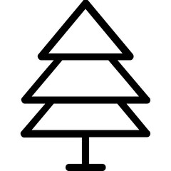 
Pine Tree Flat Vector Icon
