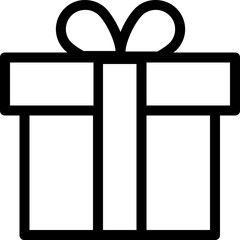 
Gift Box Flat Vector Icon
