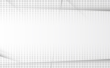 Halftone grey abstract background. Modern design halftone template for flyer, digital presentation, cover and magazine. Halftone background