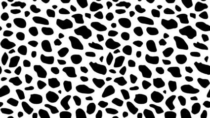 An Abstract Illustration of a Dalmatian Pattern