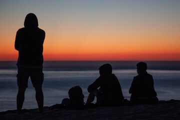 Friends at sunset © Urko