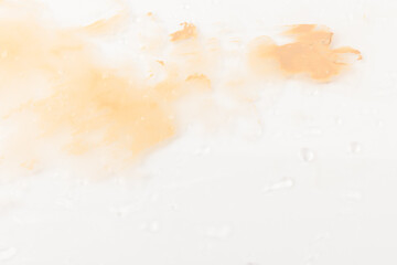 Fototapeta na wymiar Texture of liquid foundation Background made of liquid foundation Make-up concept. Skin Tone Cream