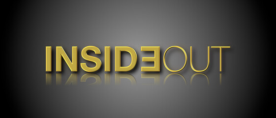 Inside out con sfondo colorato