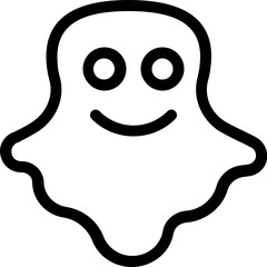 
Evil ghost Flat Vector Icon
