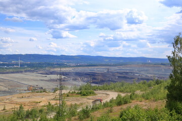 Coal mine near Sokolov in Czech Republic