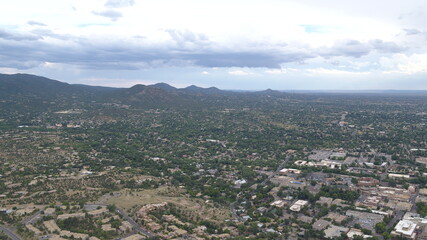 Sante Fe, New Mexico In High Quality Aerial/Drone Views