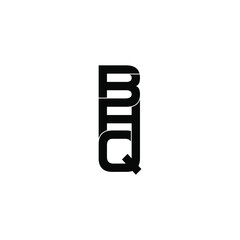 bhq letter original monogram logo design