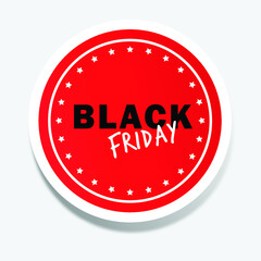 Black Friday Sign Vector Illustration