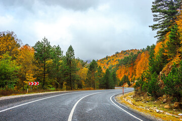 autumn in the mountains