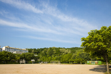 Empty playground due to covid19