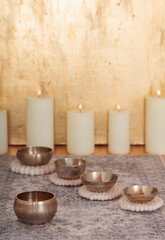 Singing bowl, ceremony of welness, sound of tibet