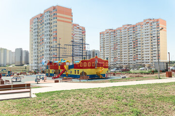 Obraz premium City life. City views. Urban exteriors, interiors and panoramas.