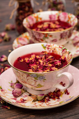 Rose buds tea