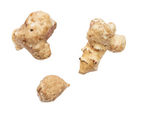 Ginger root isolated on a white