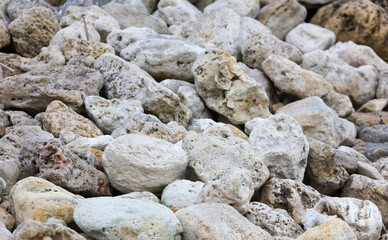 Stone ruins from old walls as an abstract background.