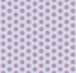 purple color abstract geometric seamless pattern honeycomb