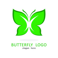 Butterfly logo icon symbol design