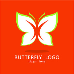 Butterfly logo icon symbol design