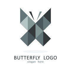 Butterfly logo icon symbol design