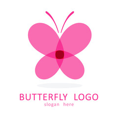 Butterfly logo icon symbol design