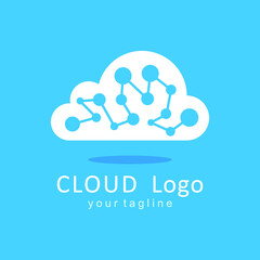 Cloud Logo Icon Symbol Design