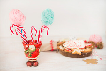 decorating home for christmas close up