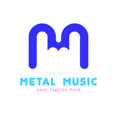 Music logo icon symbol design