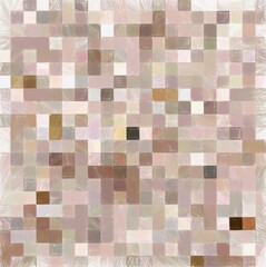 Colorful square pattern with a rough texture background. Background texture wall and have copy space for text. Picture for creative wallpaper or design art work.