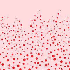 Seamless pattern with chaotic dots. Vector soft texture
