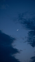 moon and clouds