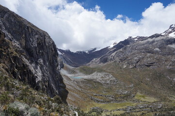 mountain in the mountains churup huaraz peru