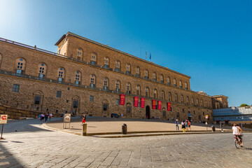Perfect view of Palazzo Pitti, a vast, mainly Renaissance palace and toady the largest museum...
