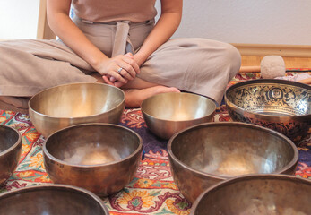 Singing bowl, ceremony of welness, sound of tibet