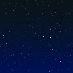 Fototapeta na wymiar Vector starry sky background. Square background with shining stars. Beautiful space illustration. 