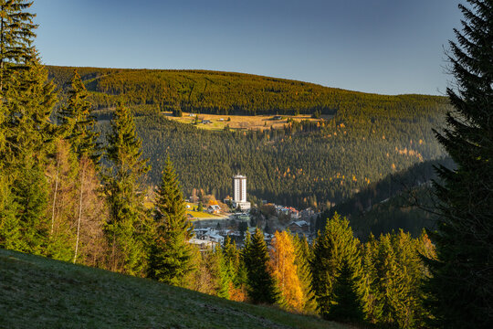 Pec pod Sněžkou, Czech republic. walk on mountains