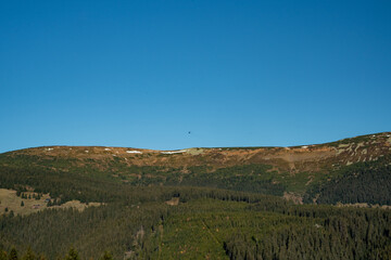 Fototapeta premium Pec pod Sněžkou, Czech republic. walk on mountains