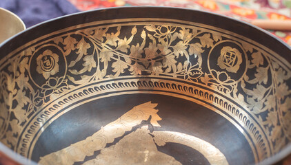 Singing bowl, ceremony of welness, sound of tibet