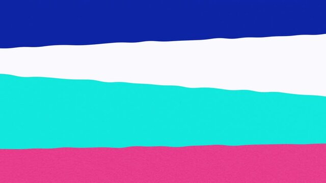 上下に動く。トランジション動画素材。色違いの2種類。ピンクと青。動画の終わりに背景色があるパターンと、ないパターンをご用意しています。
なしの場合、透過加工用に背景が黒のものとクロマキー合成用の黄緑を敷いたものがございます。00:00～00:02 を合わせてご参照くださいませ。