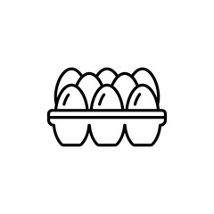 Eggs  Outline illustration style Icon. EPS File 10